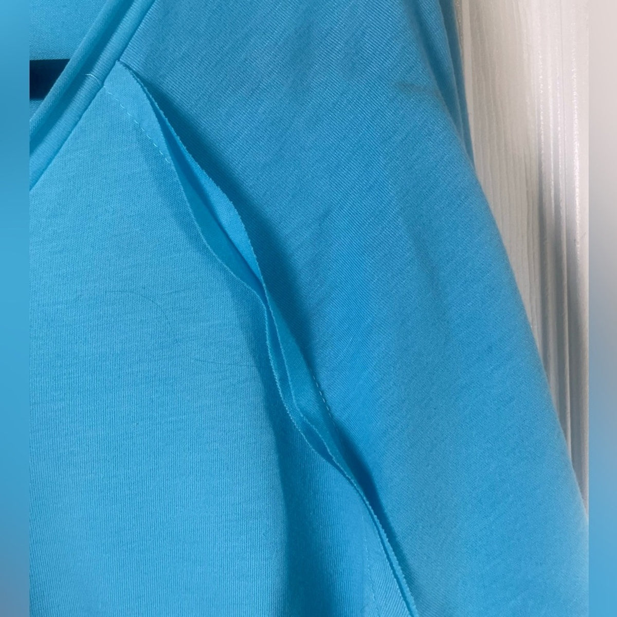 Heart graphic Long Sleeve Blue Top