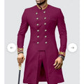 TACOHEAL Double-breasted Embroidered Suit Dashiki