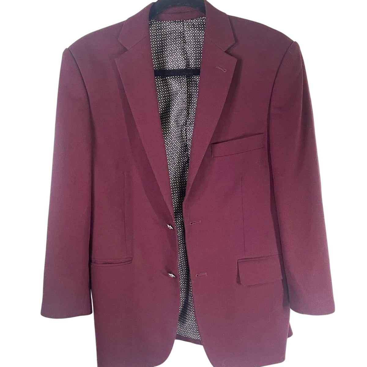 P&L Pierre Loren‎ dress coat Burgundy Size 36S