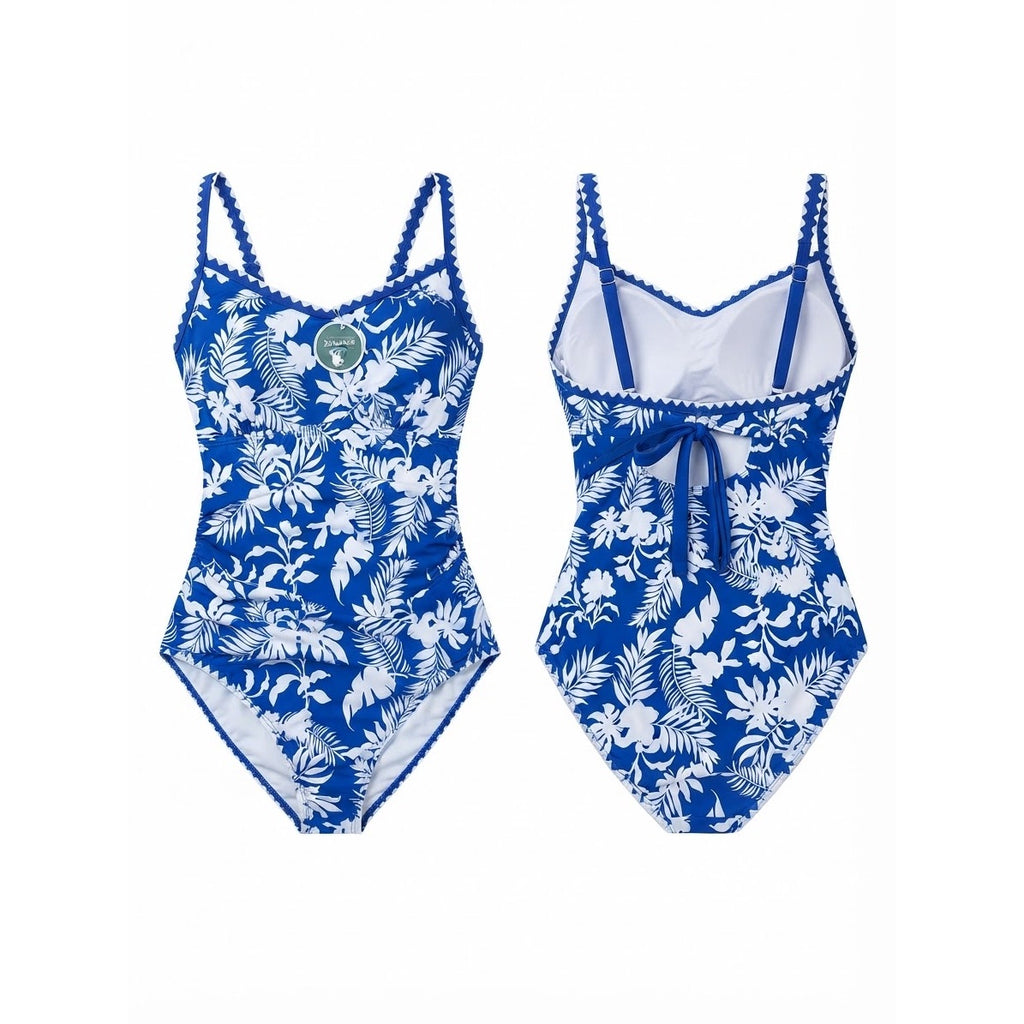 Eomenie Women's One Piece Swimsuit Tummy Control Slimming Bathing Suit Ruched XL