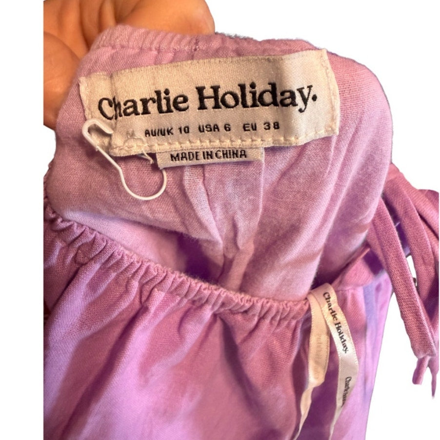 Anthropologie Charlie Holiday Lavendar Summer/Spring/Easter Dress