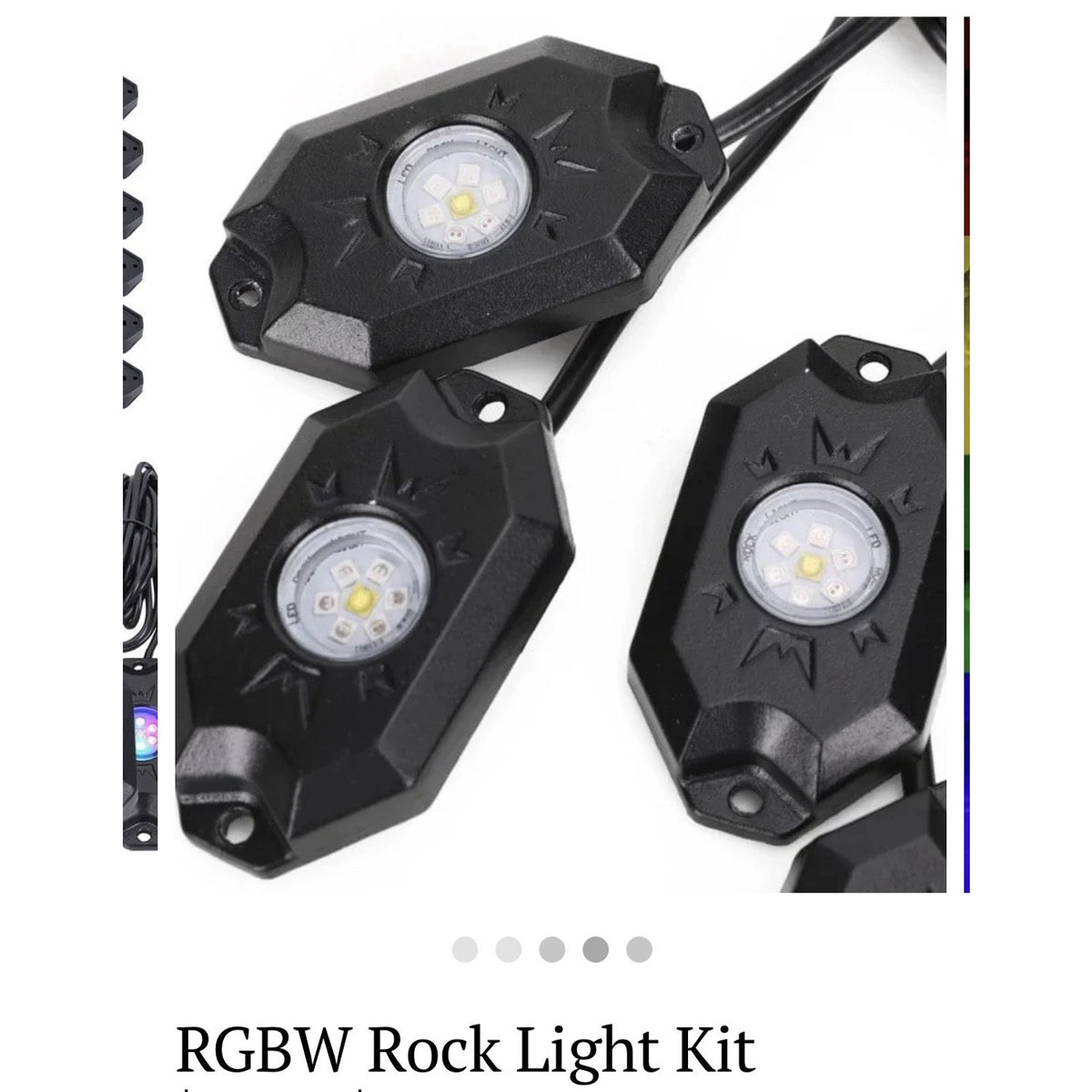 2nd Gen 8pc RGB LED Rock Light Kit…Offroad, Truck, Car, Boat…A1KM008/ X002IC1K3Z