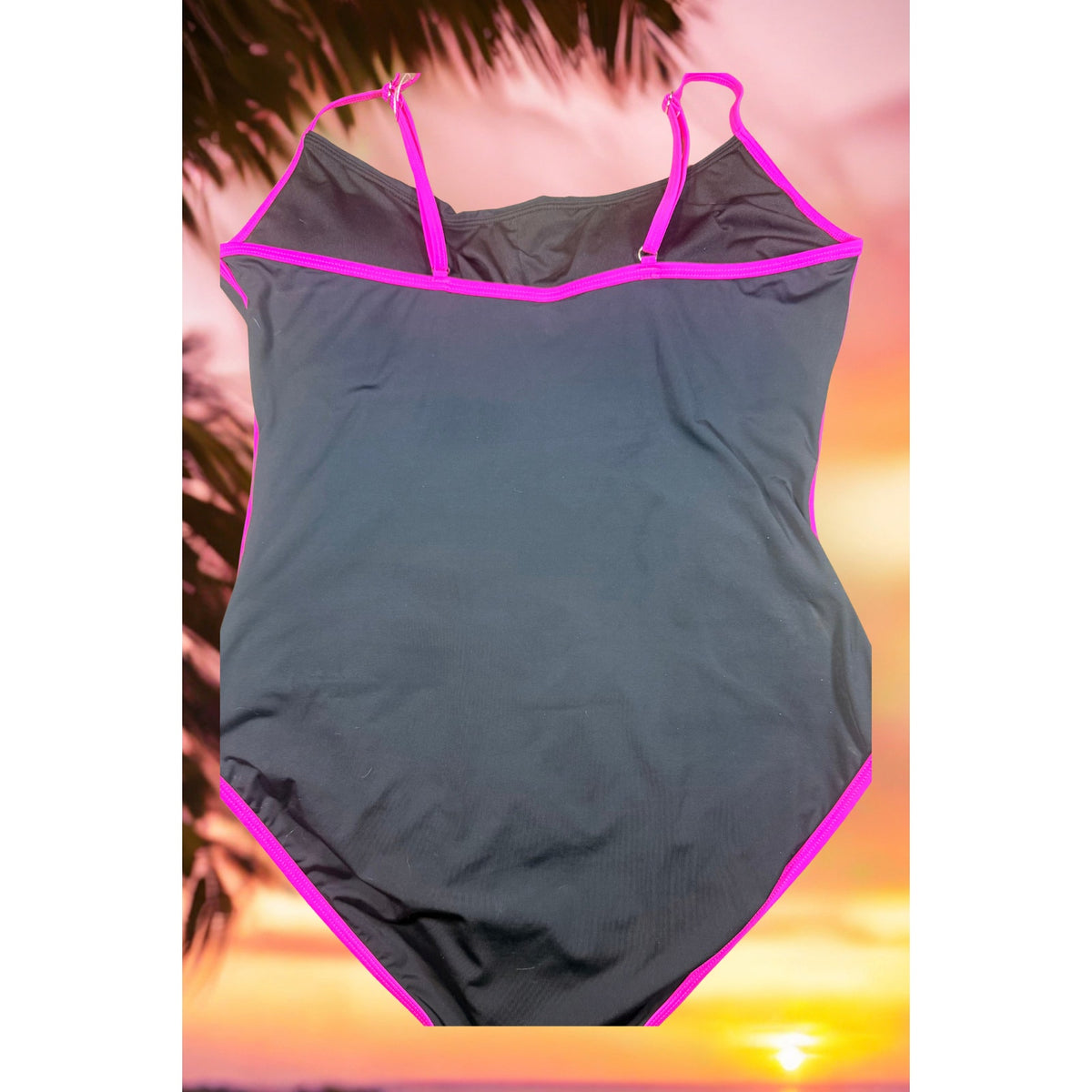 Eomenie One Piece Swimsuit for Women Tummy Control Ruched Bathing Suit Spaghetti Straps XL