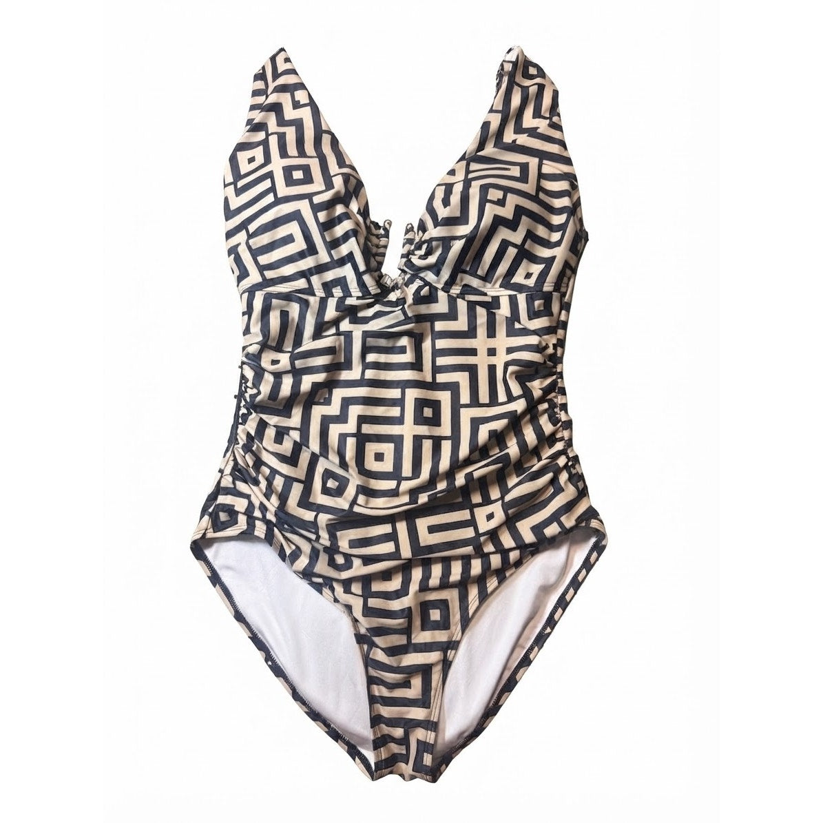 B2prity One Piece Swimsuit Women Tummy Control Bathing Suit Ruched Slimming Swim Suit Push Up Large