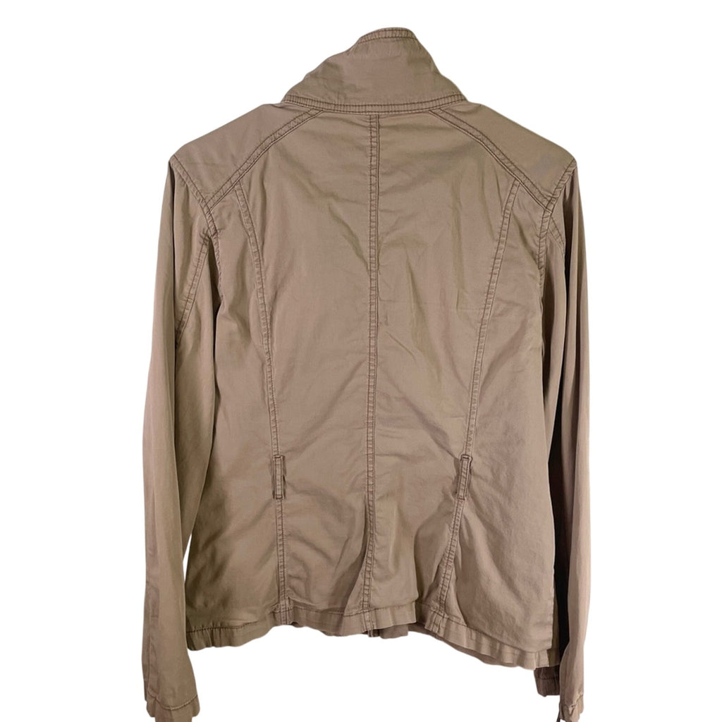 Women’s Sonoma lightweight summer tied jacket. Khaki colored.