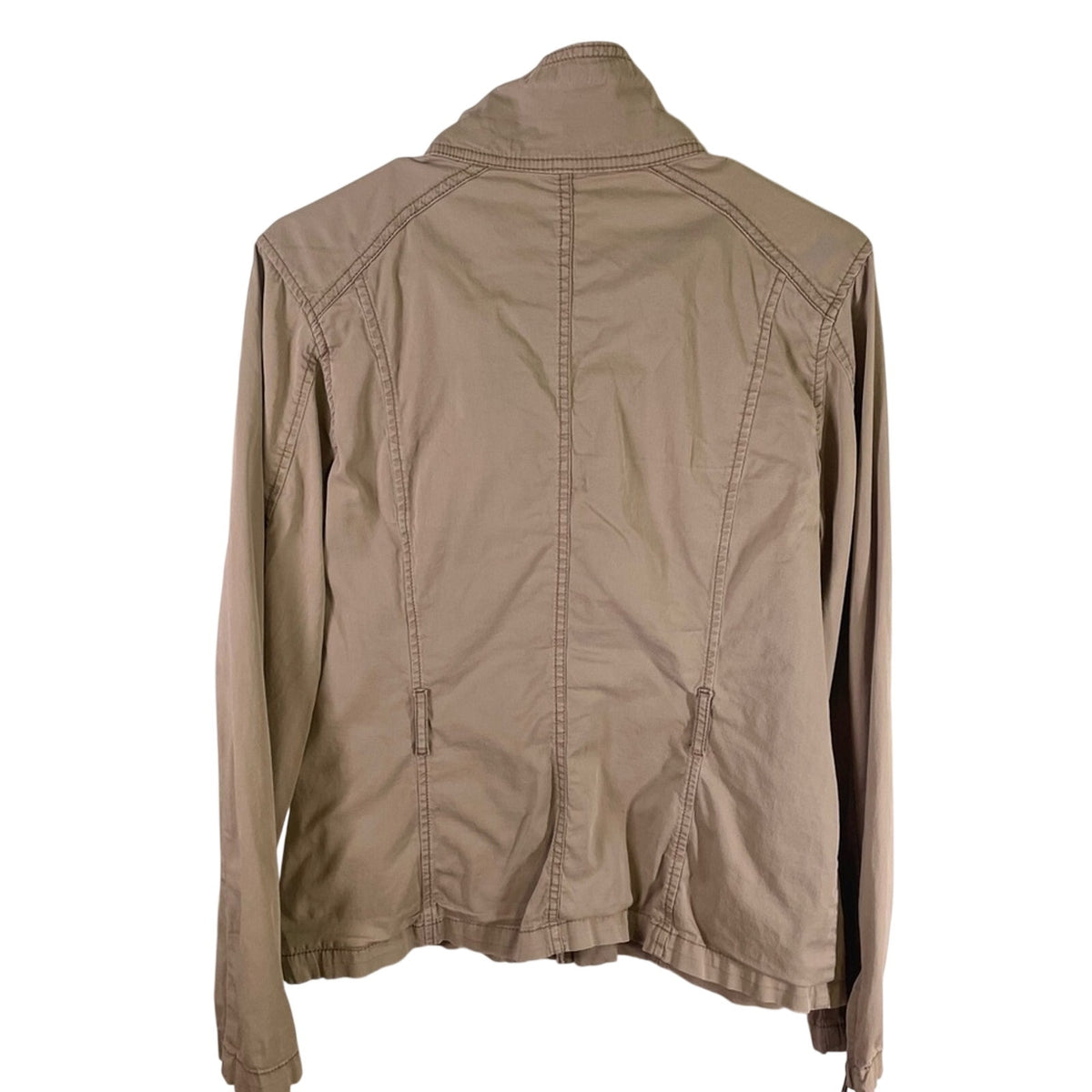 Women’s Sonoma lightweight summer tied jacket. Khaki colored.