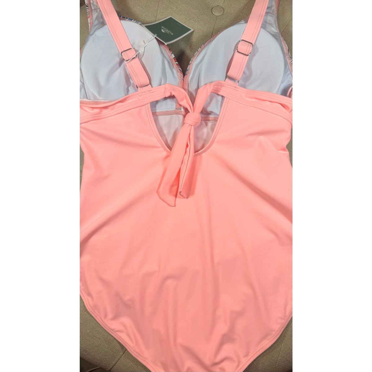 Eomenie Women's One Piece Swimsuits Tummy Control Ruched Push Up Bathing Suit Tie Back Slimming Swimwear