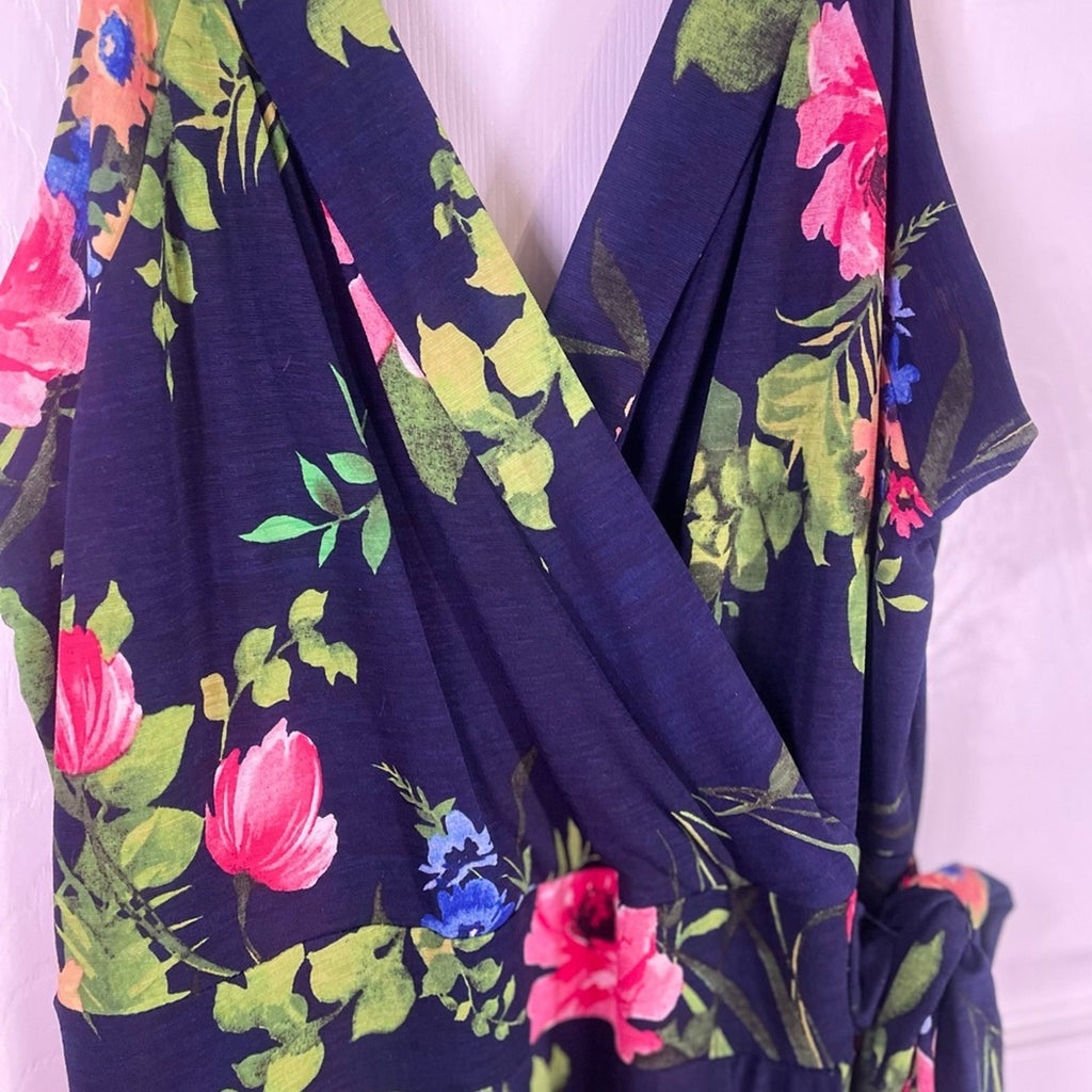 Le Lis Wrap Knit Maxi Dress