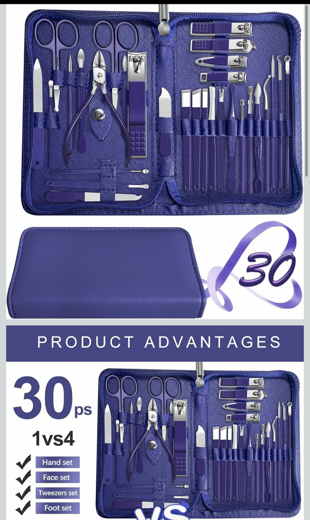 30 Piece Professional Nail Kit