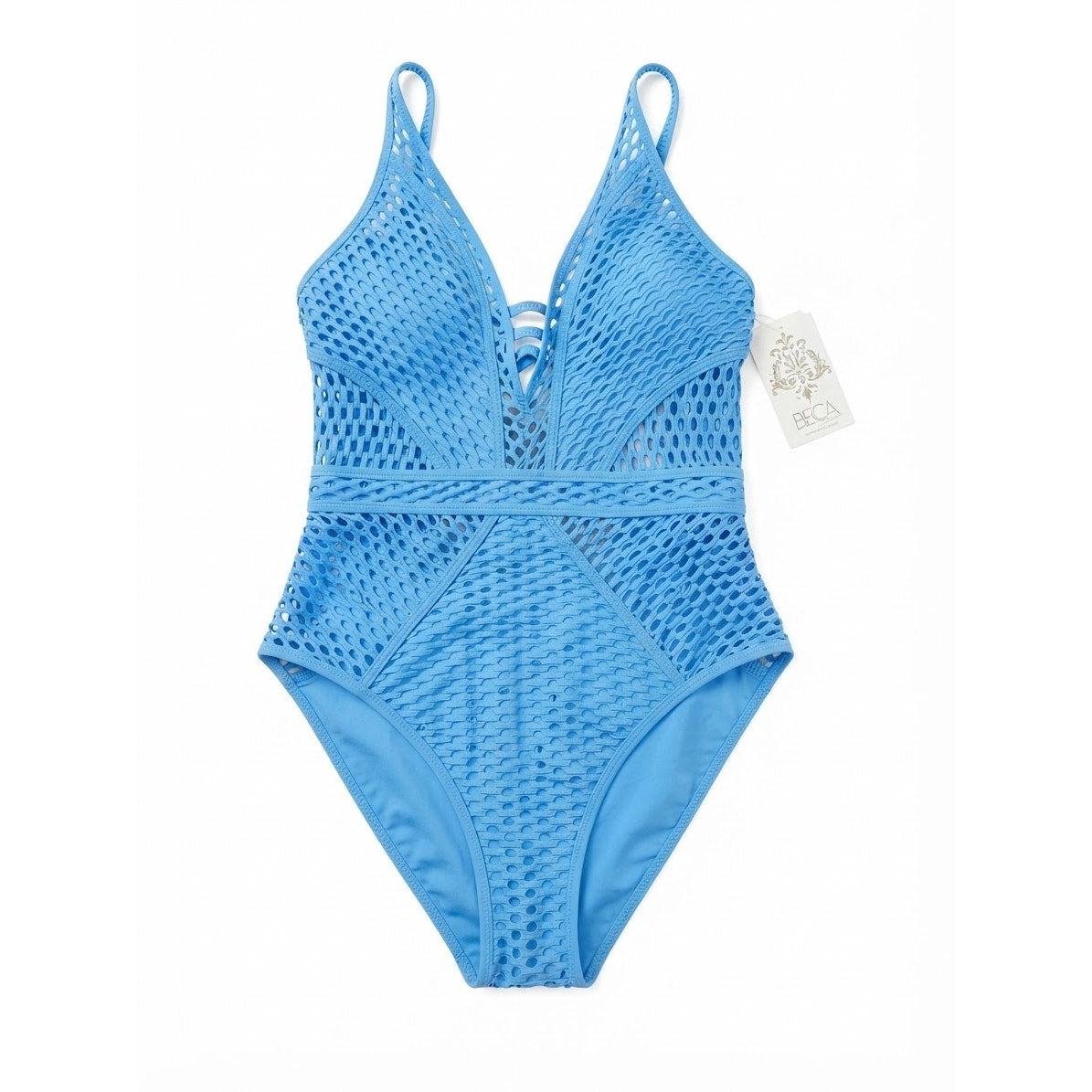 Becca Baby Blue One Piece NWT