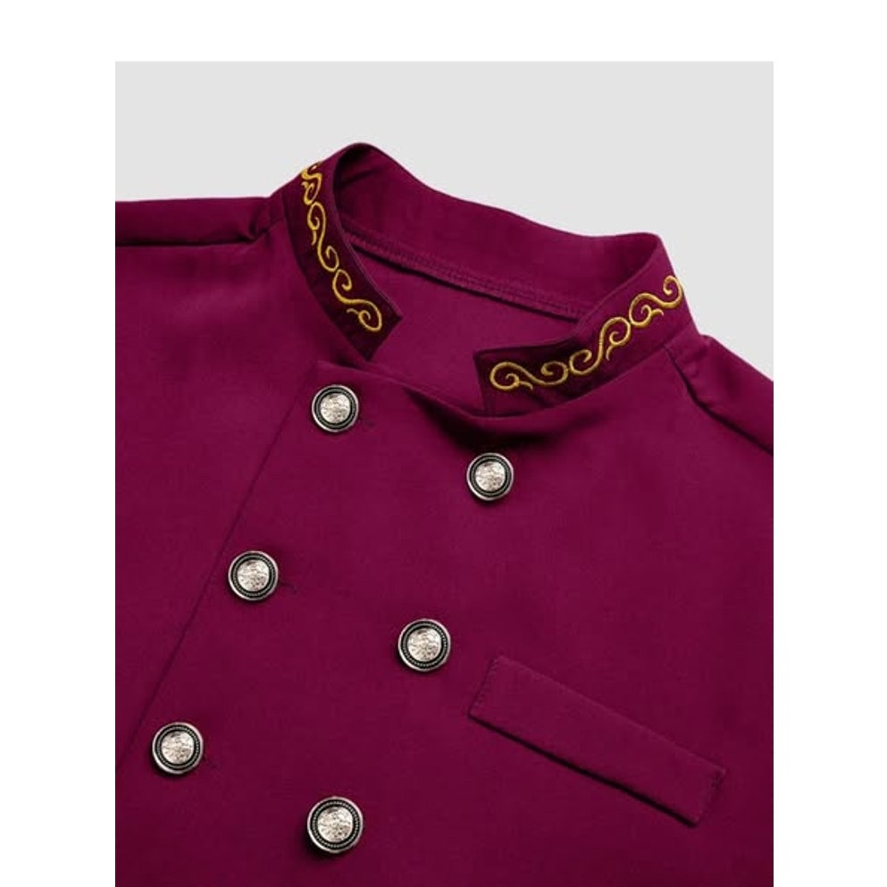 TACOHEAL Double-breasted Embroidered Suit Dashiki