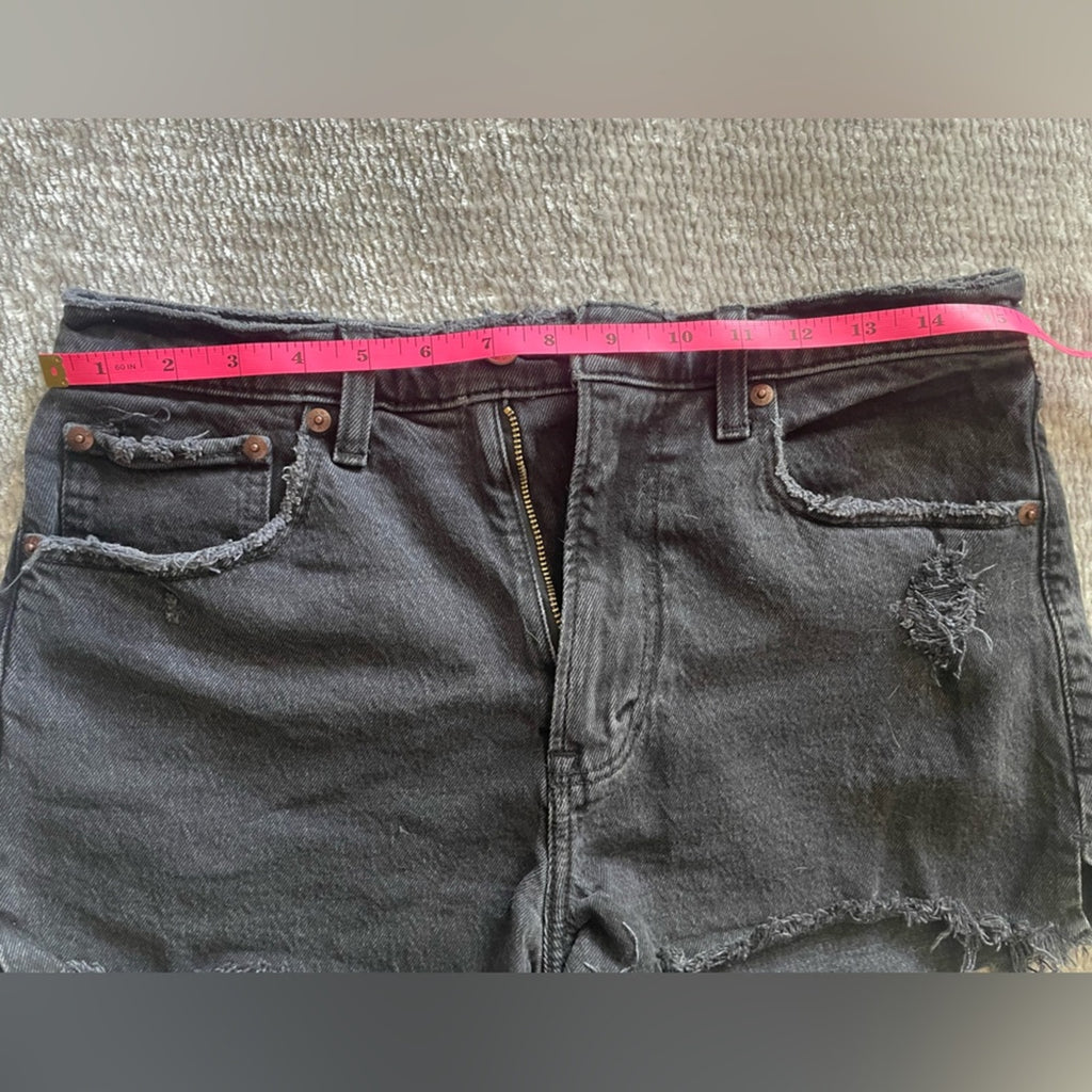 Abercrombie & Fitch High Rise Mom Shorts size 28