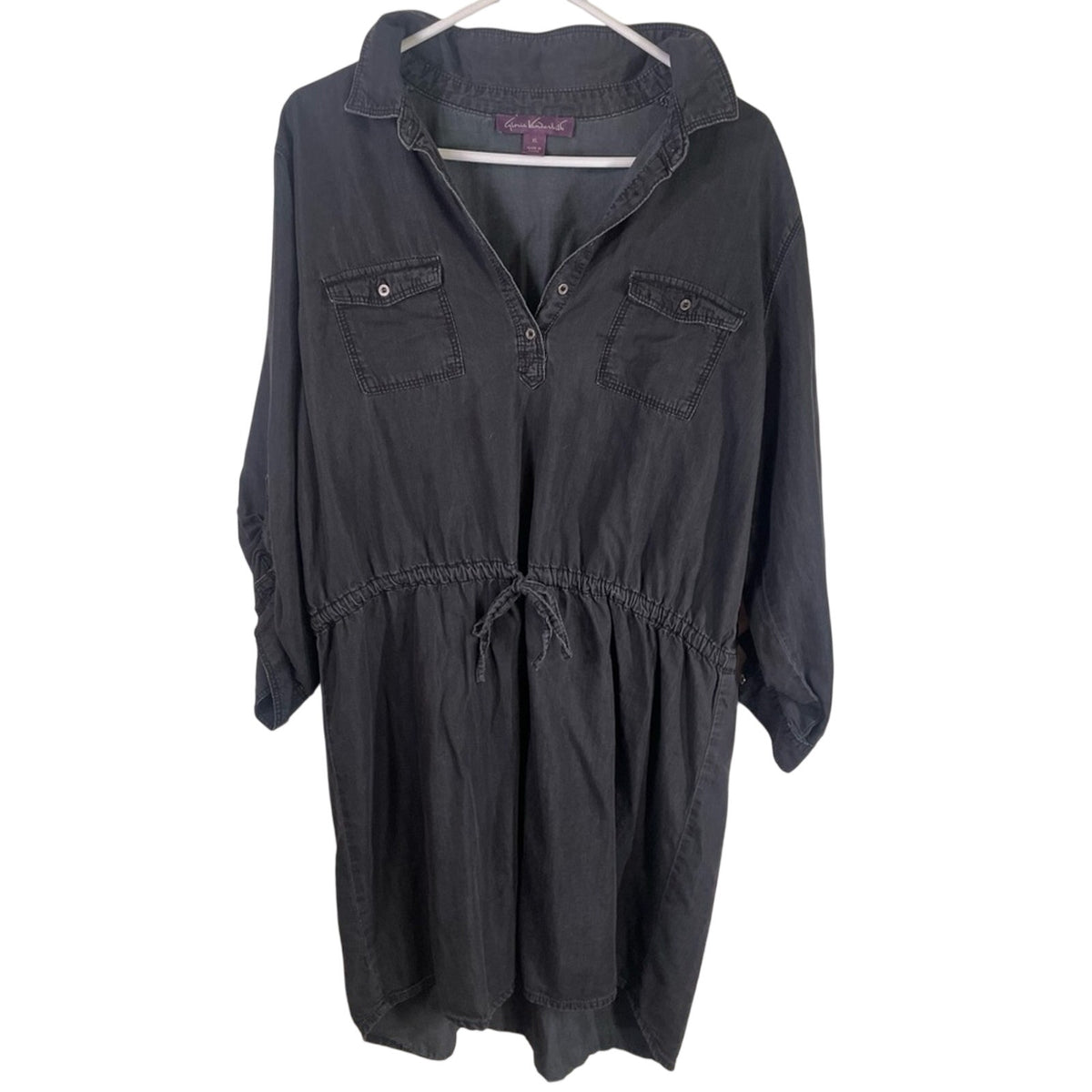 Gloria Vanderbilt Denim Shirt Dress XL