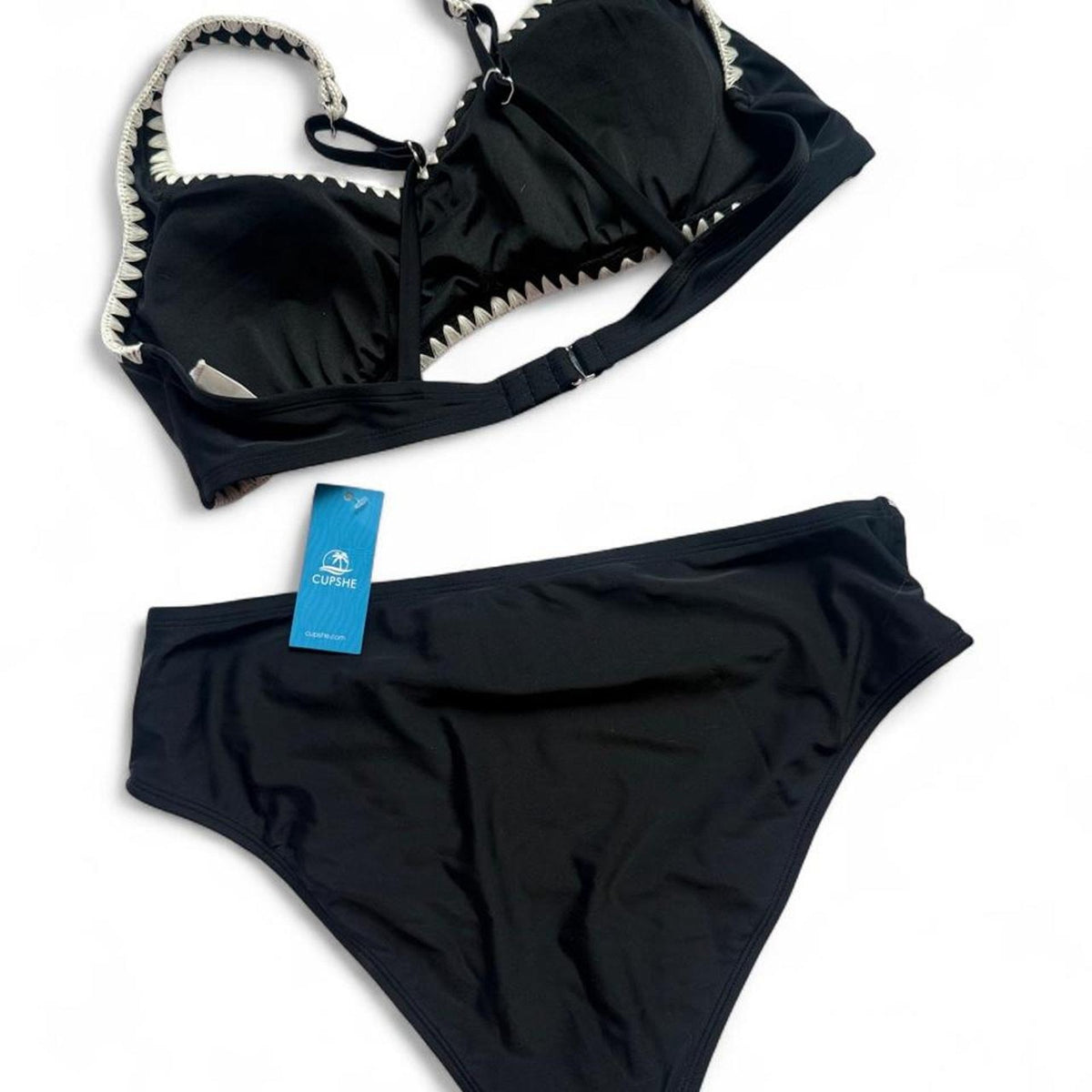 Cupshe NWT Black Bikini Large