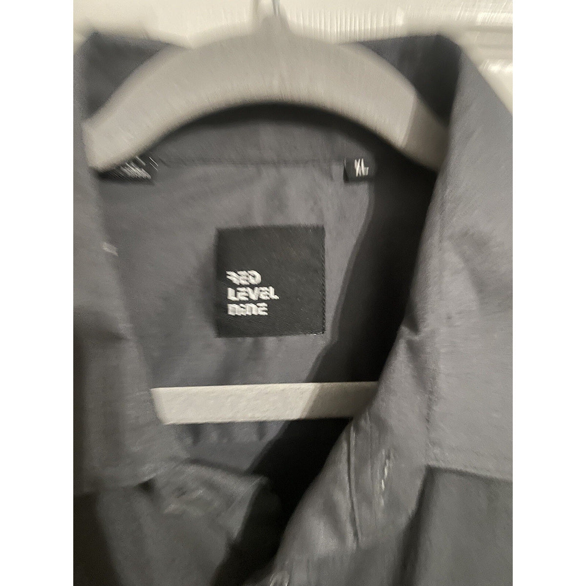 RED LEVEL NINE Men's Long Sleeve Button Down Shirt Grey XL